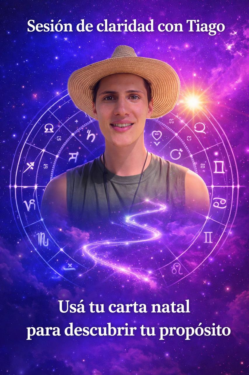 Sesión De Carta Natal Con Tiago